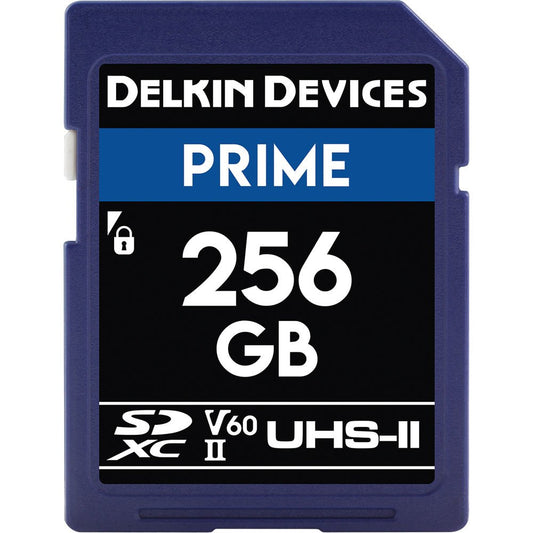 Delkin Devices 256GB Prime UHS-II SDXC Memory Card image 0