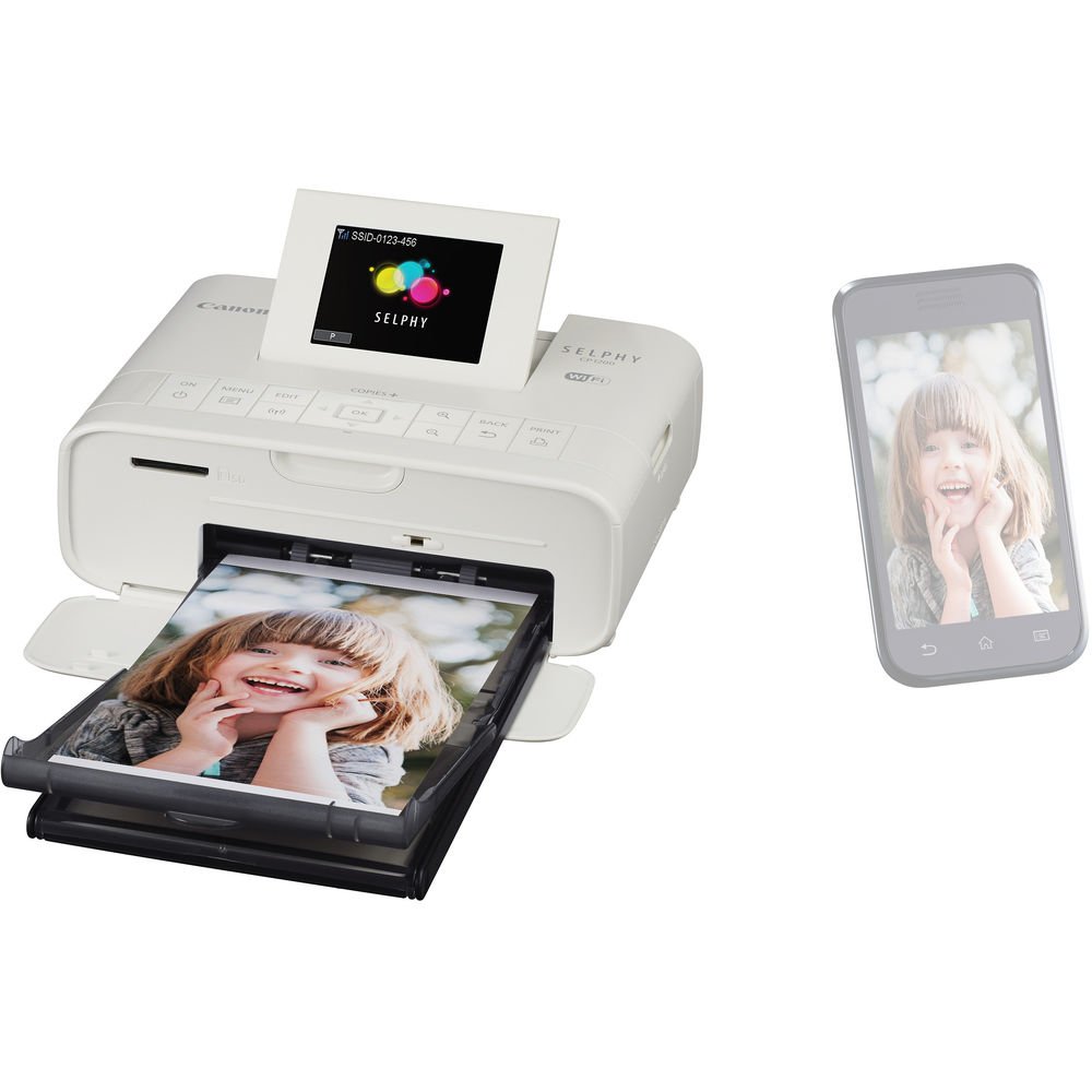 Canon SELPHY CP1200 Wireless Compact Photo Printer (White) image 2