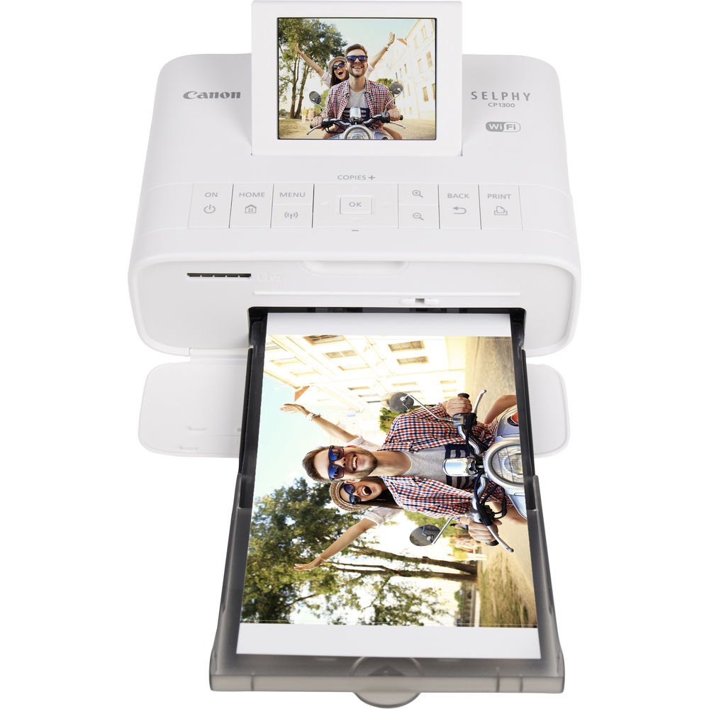 Canon SELPHY CP1300 Compact Photo Printer (White) image 2