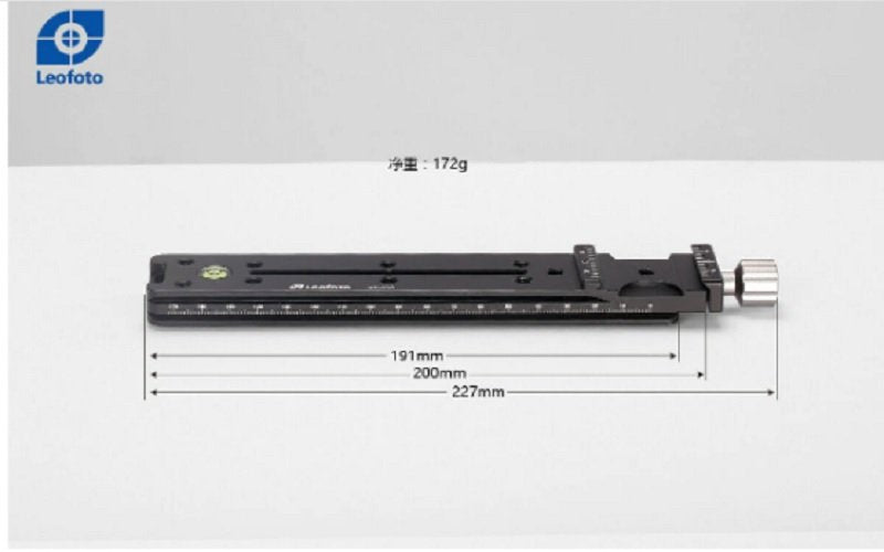 LEOFOTO LONG RAIL CLAMP NR-200 image 0