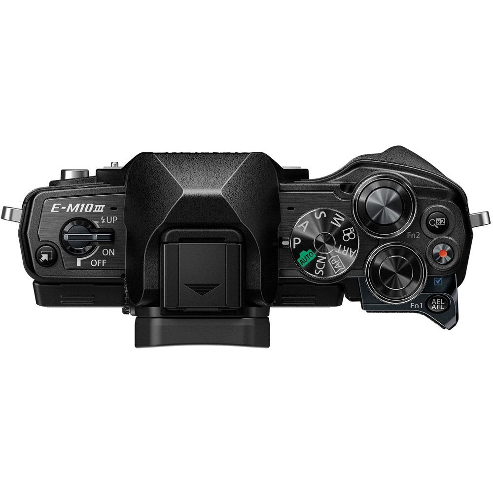 Olympus OM-D E-M10 Mark III Mirrorless MFT Digital Camera with 14-42mm EZ Lens (Black) image 2