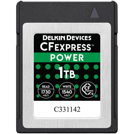 Delkin Devices 1TB POWER CFexpress Type B Memory Card image 1