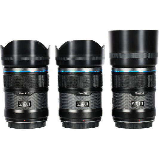 Sirui Sniper f/1.2 Autofocus 3-Lens Kit (Sony E, Black) image 0