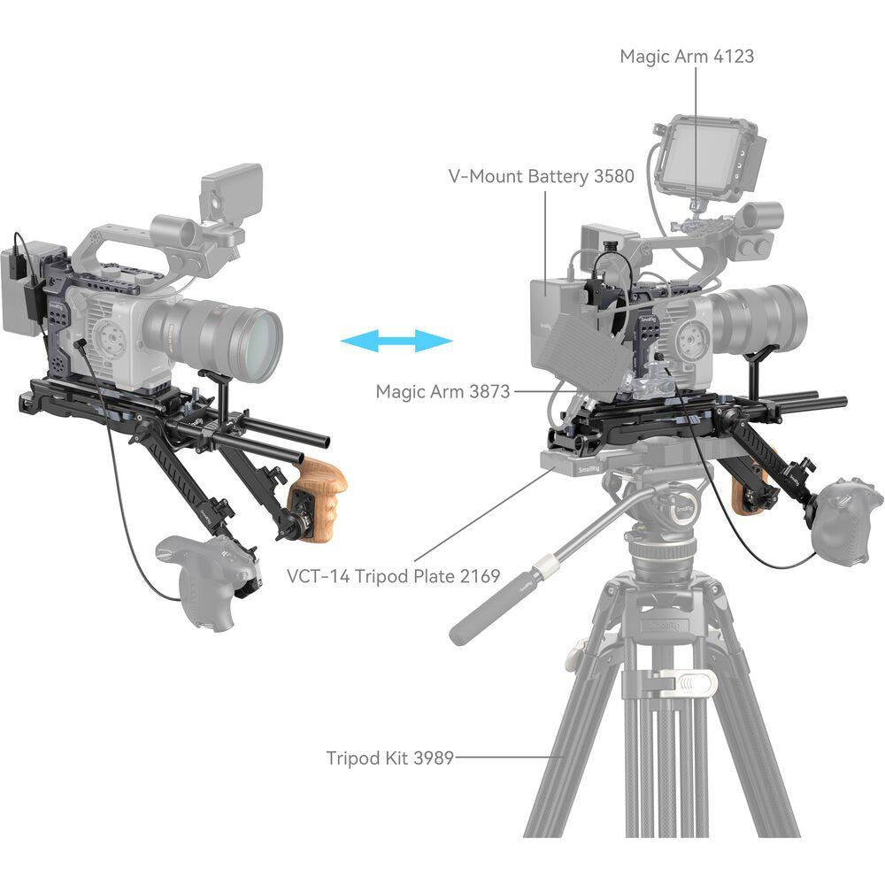 SmallRig Shoulder Rig Kit for Sony FX6 image 2