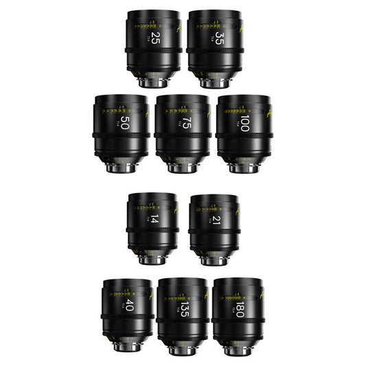 DZOFilm Arles FF/VV 10-Lens 14/21/25/35/40/50/75/100/135/180mm Set (ARRI PL) image 0