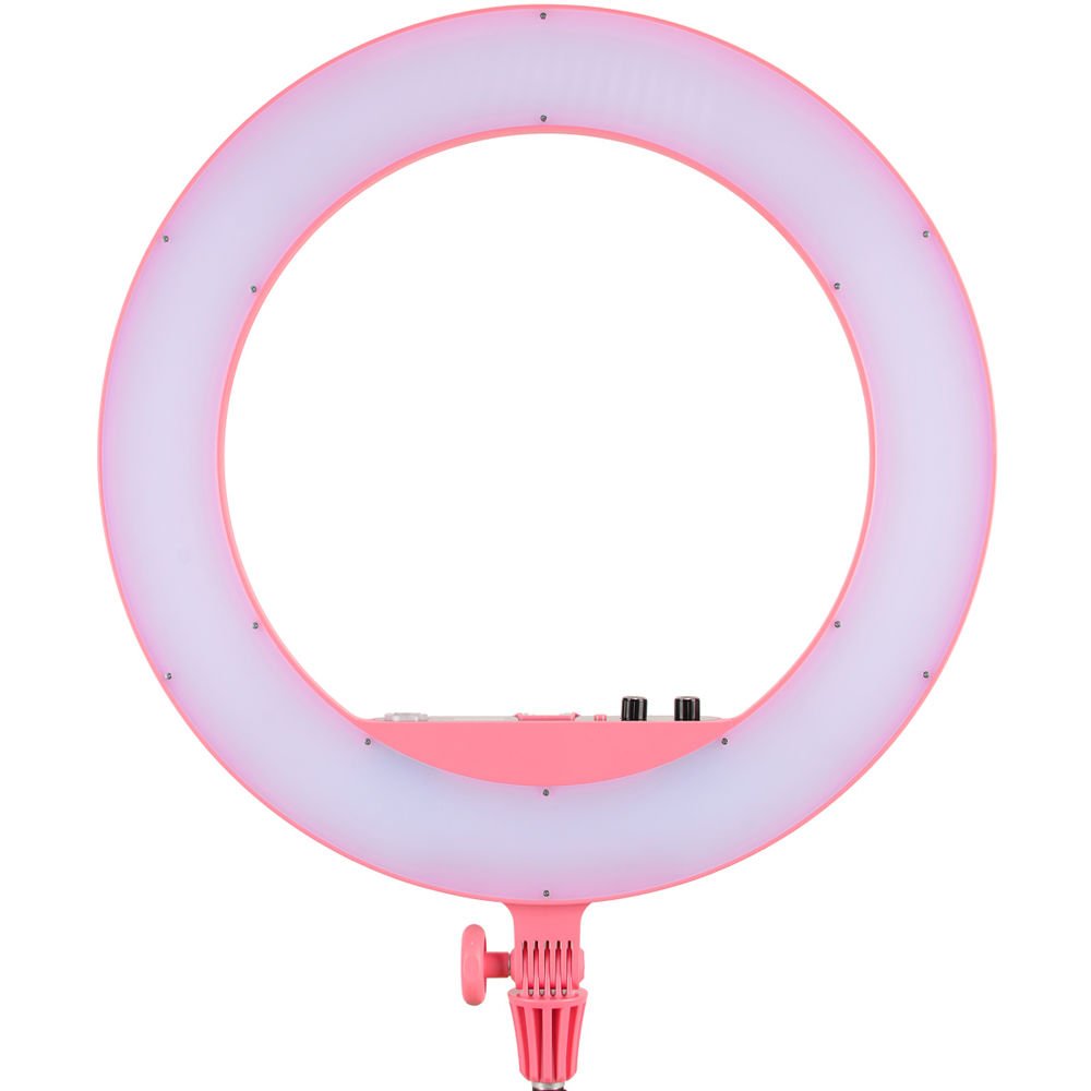 Godox LR160 Bi-Color Ringlight (Pink) image 4