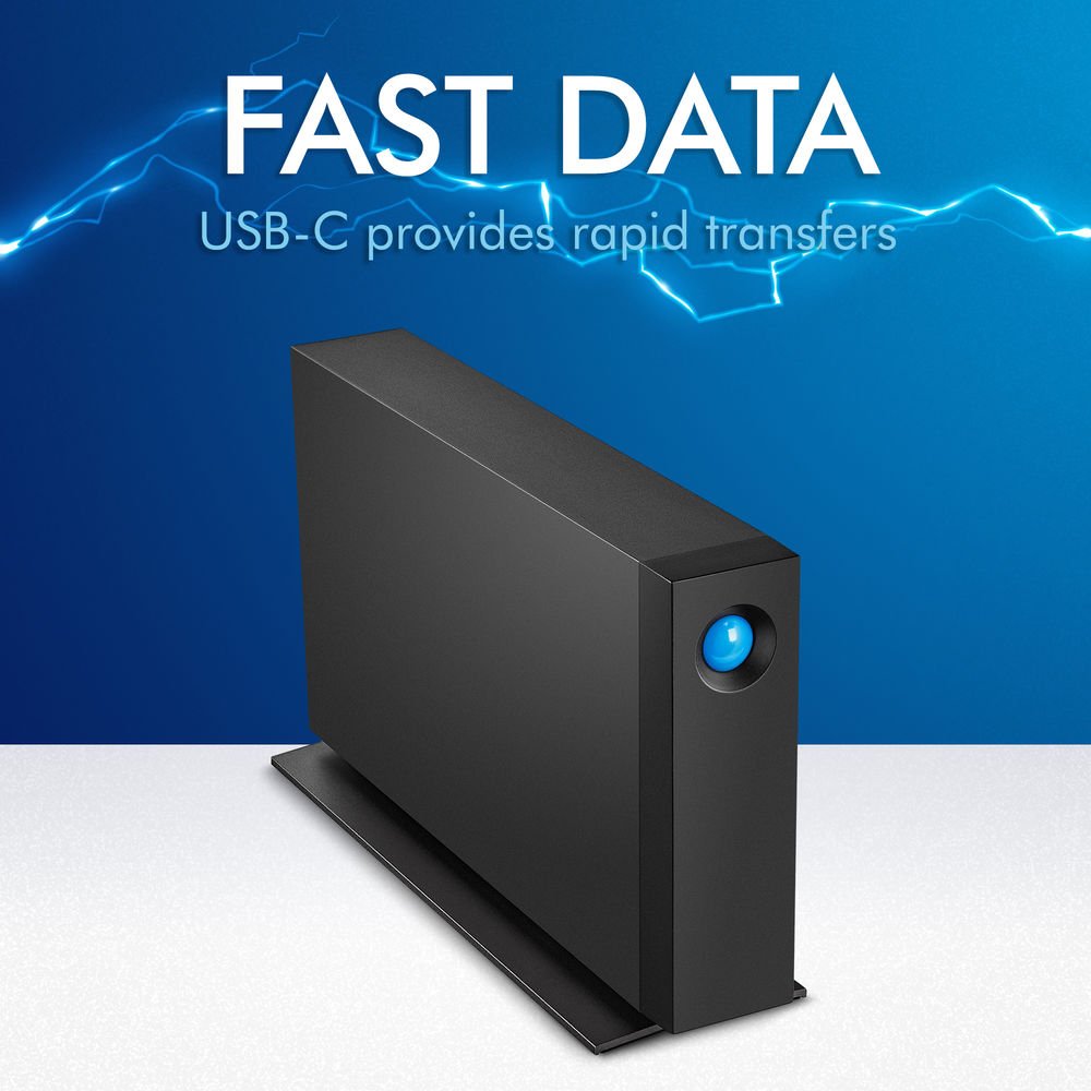 LaCie 4TB d2 Professional USB 3.2 Gen 2 Type-C External Hard Drive image 2