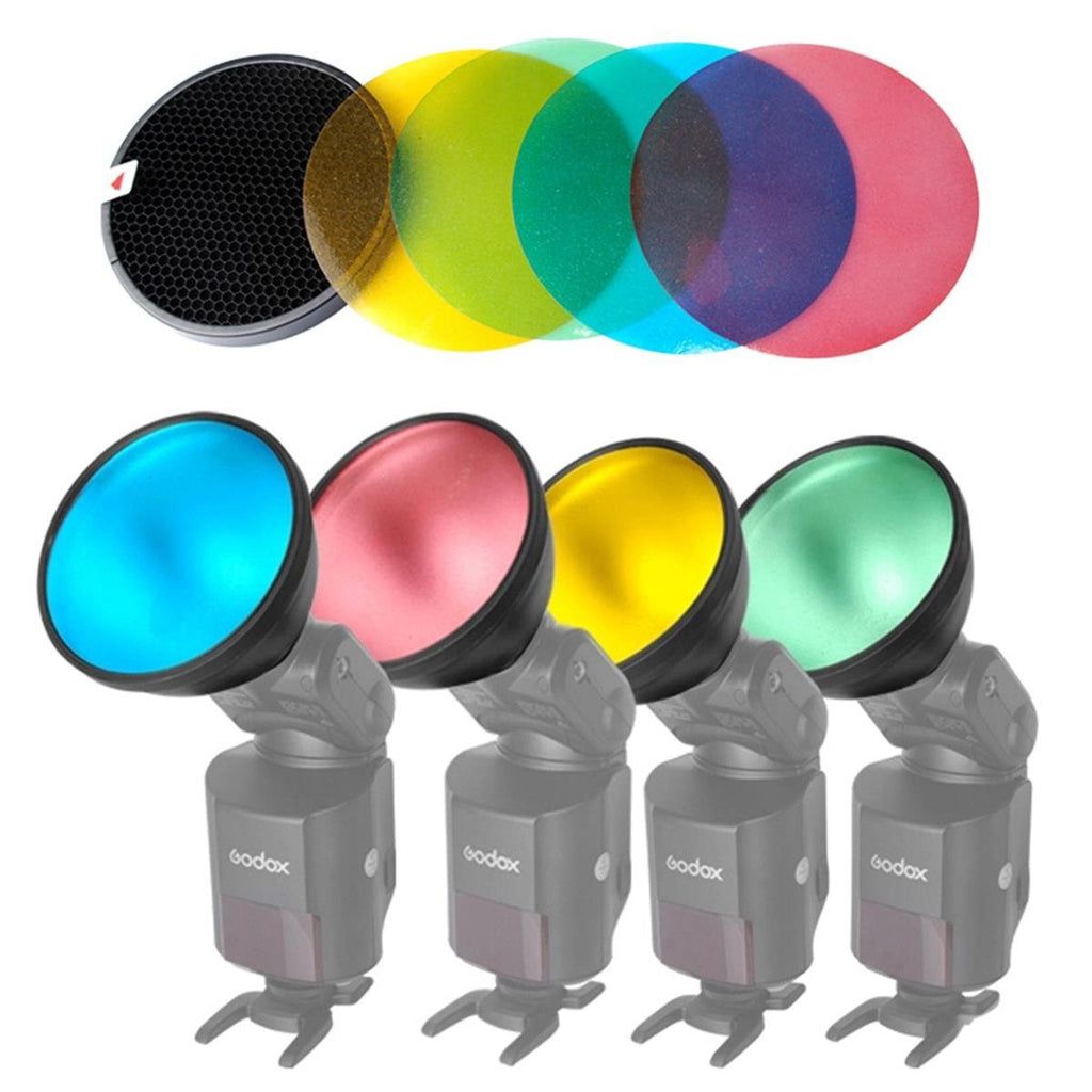 Godox Ad-s11 Color Gel Pack + Reflector Grid image 1