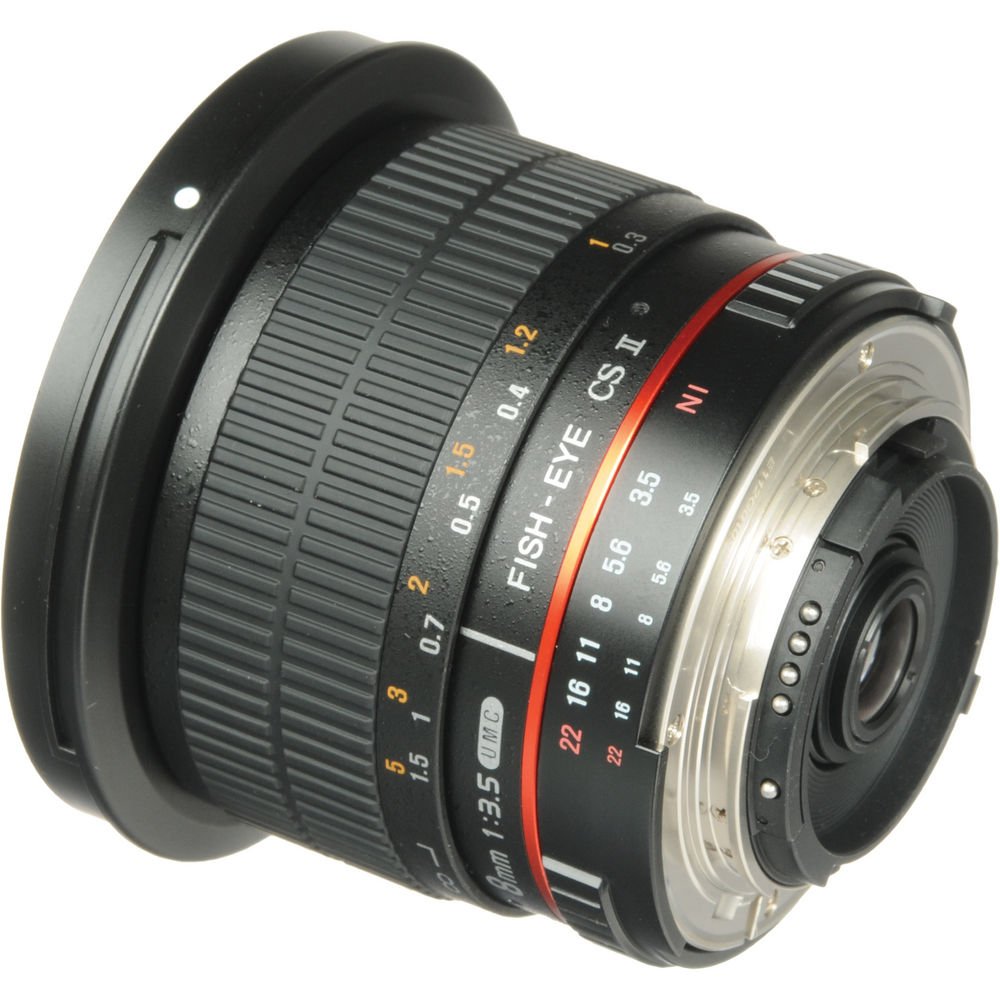Samyang 8mm f/3.5 HD Fisheye Lens with AE Chip and Removable Hood for Nikon image 4