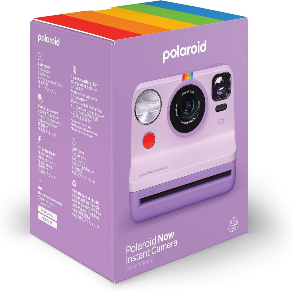 Polaroid Now Generation 2 I-Type Instant Film Camera - Purple image 4