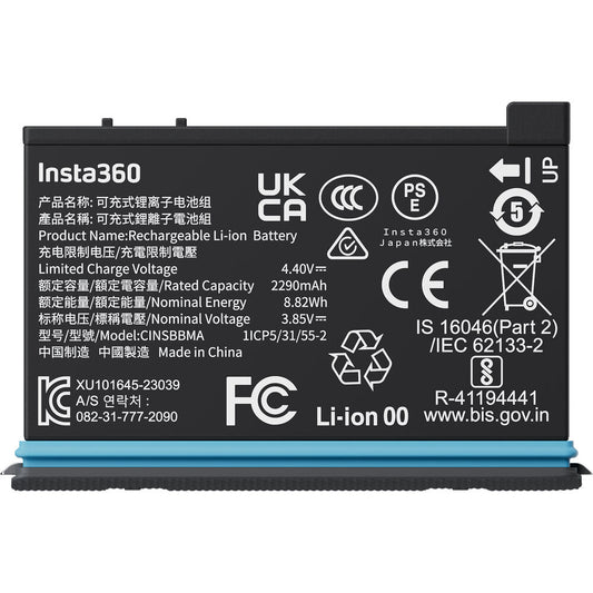 Insta360 Rechargeable 2290mAh Battery for X4 Camera image 0