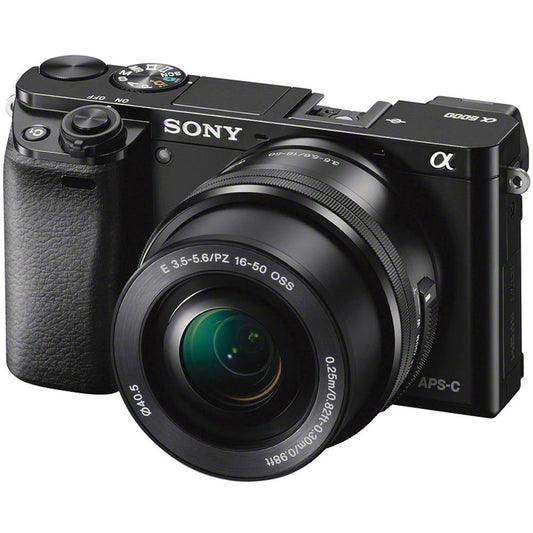 Sony Alpha A6000 Mirrorless Digital Camera with 16-50mm Lens (Black) image 1