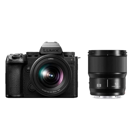 Panasonic Lumix S5 II Mirrorless Camera with 20-60mm and 50mm Lenses image 0