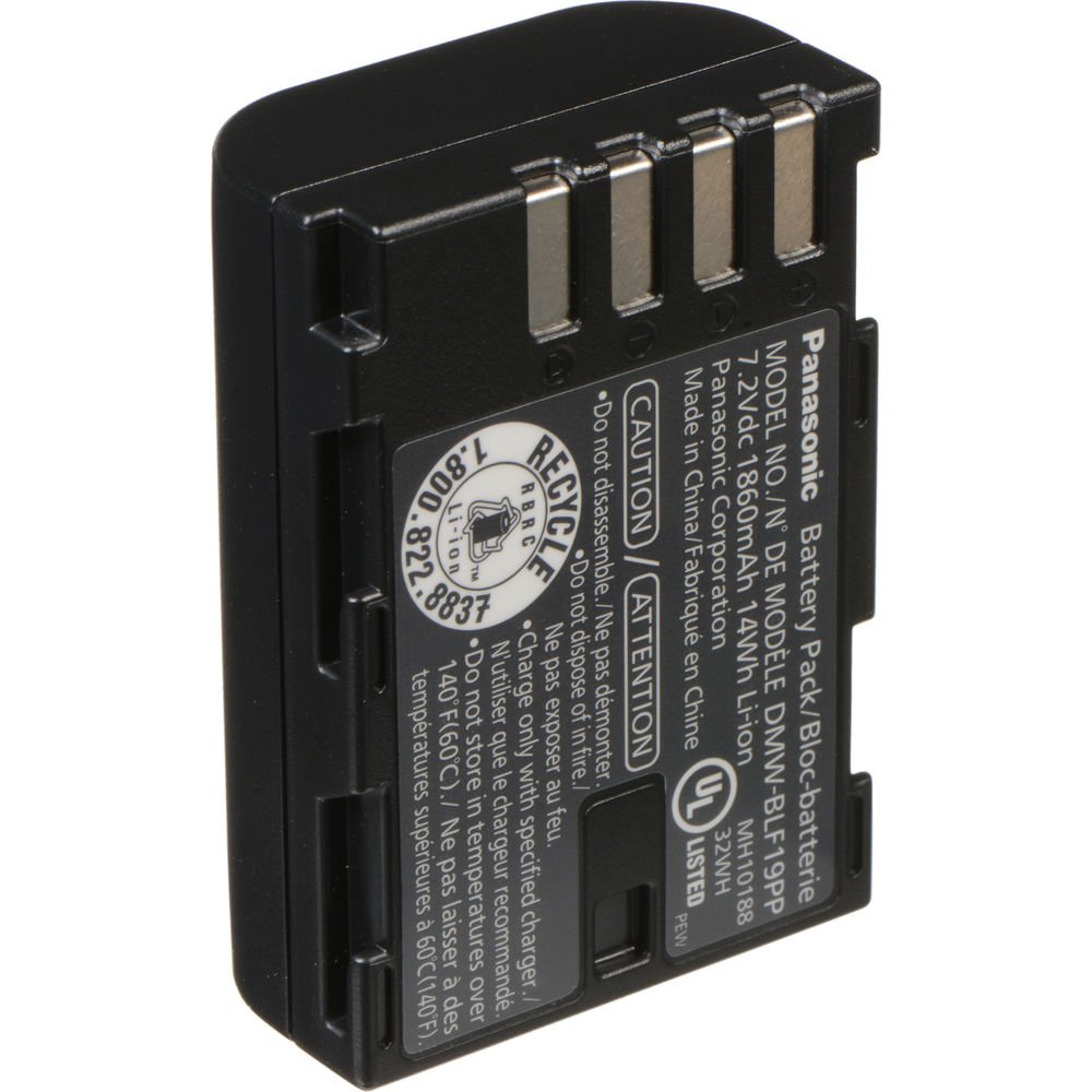 Panasonic DMW-BLF19 Rechargeable Lithium-Ion Battery Pack (7.2V, 1860mAh) image 0