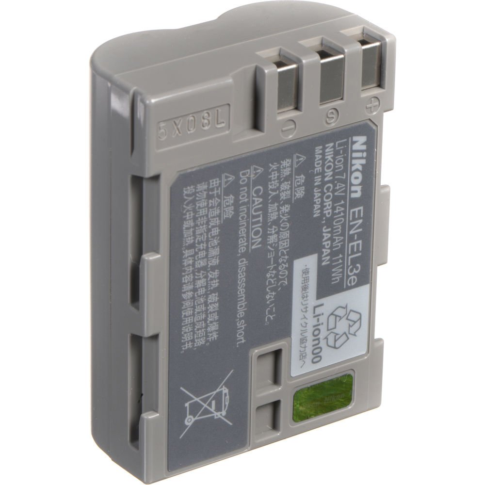 Nikon EN-EL3e Rechargeable Lithium-Ion Battery (1410mAh) image 0