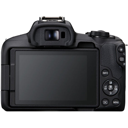 Canon EOS R50 Mirrorless Camera with 18-45mm and 55-210mm Lenses (Black) image 1