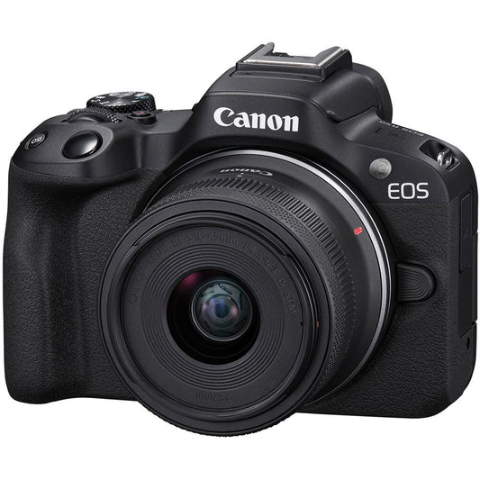 Canon EOS R50 Mirrorless Camera with 18-45mm Lens (Black) image 0