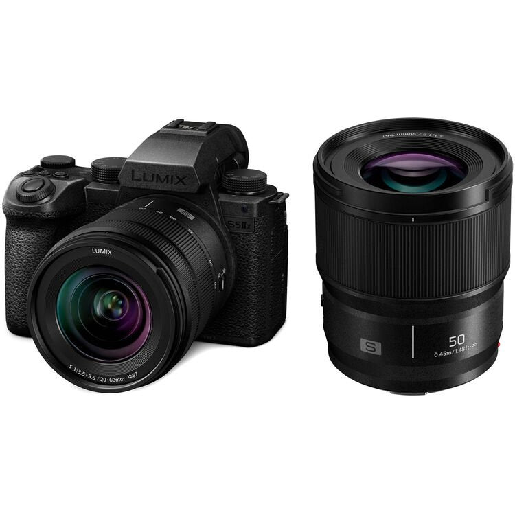 Panasonic Lumix S5 IIX Mirrorless Camera with 20-60mm and 50mm Lenses Kit image 0
