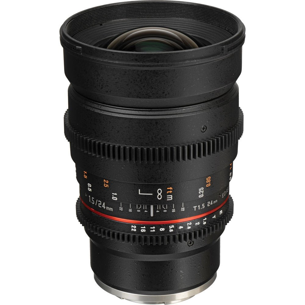 Samyang 24mm T1.5 VDSLRII Cine Lens for Sony E-Mount image 0