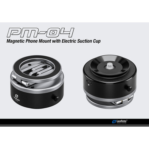 Leofoto Magnetic Phone Mount with Electric Suction Cup image 2