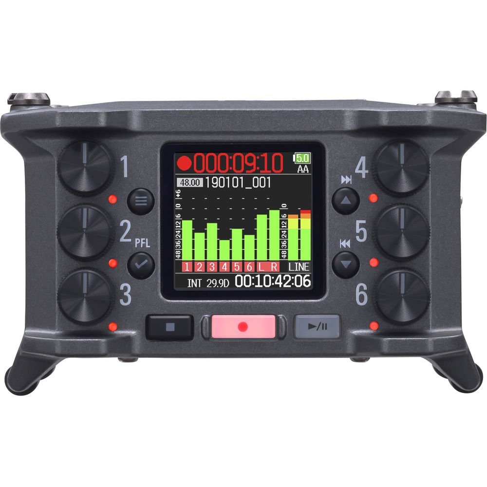 Zoom F6 6-Input / 14-Track Multitrack Field Recorder image 3