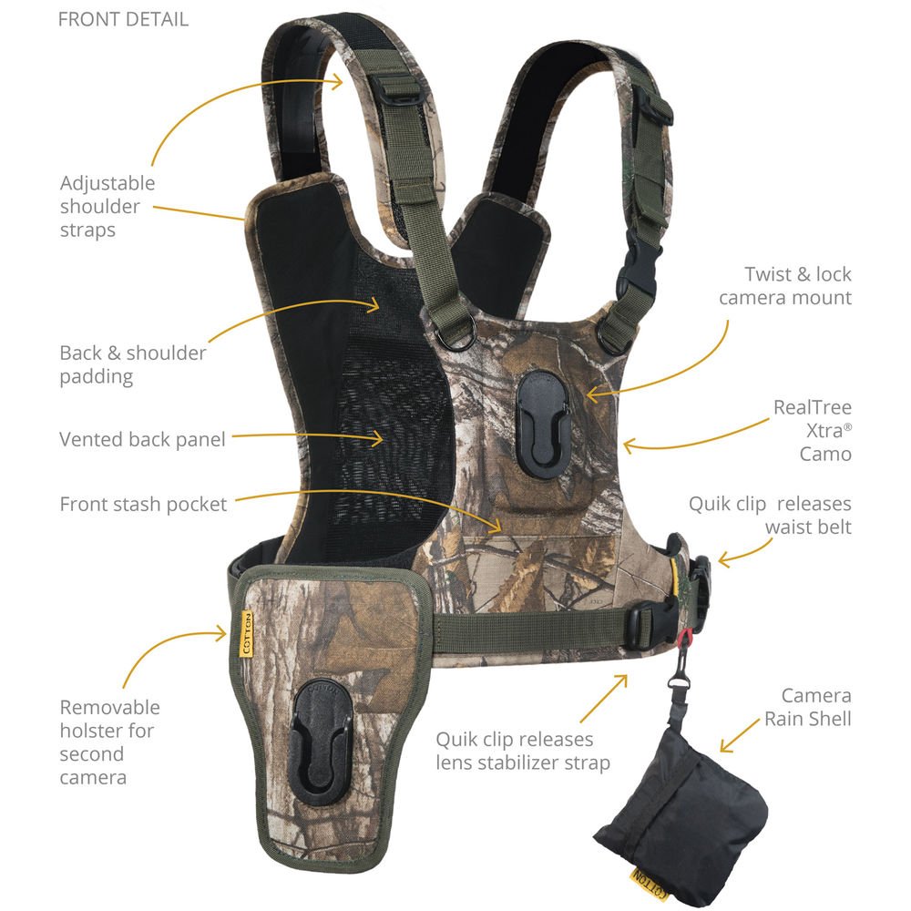 Cotton Carrier CCS G3 Harness-2 (Realtree Xtra Camo) image 3
