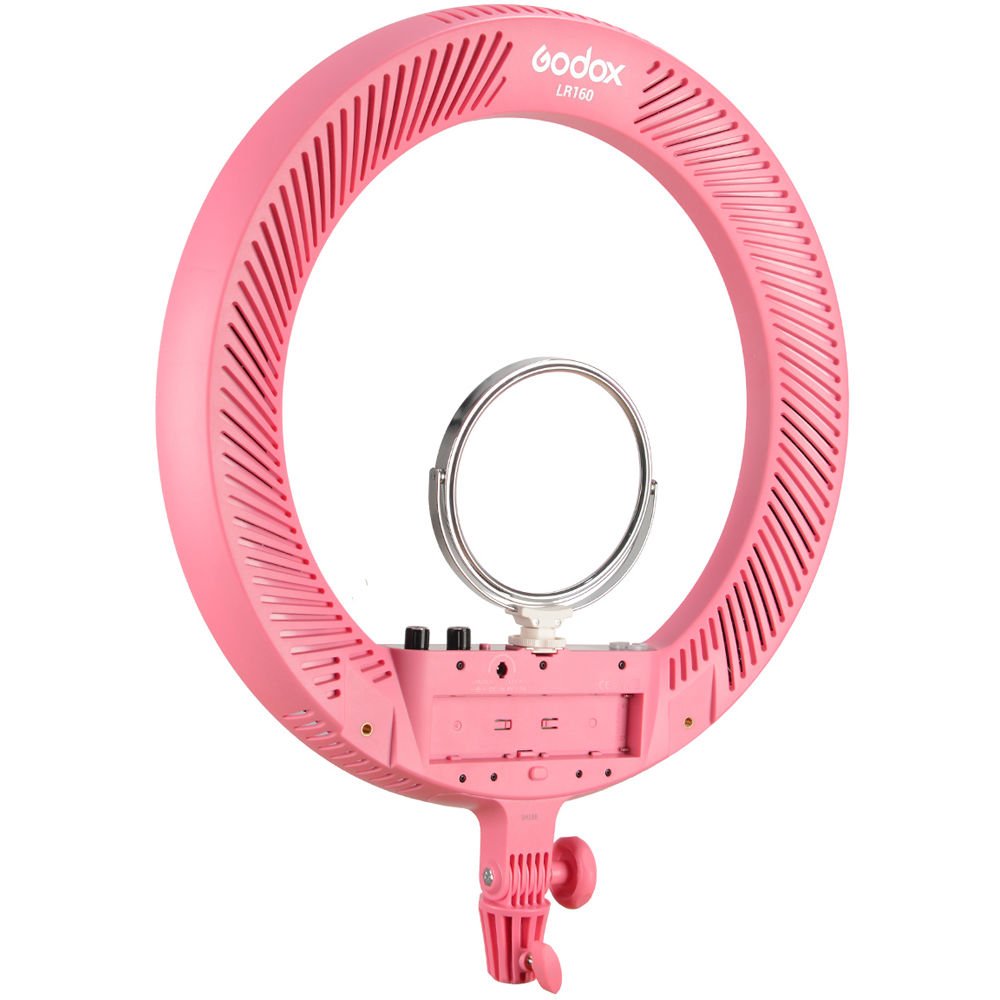 Godox LR160 Bi-Color Ringlight (Pink) image 5