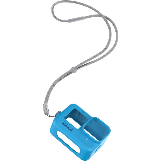 GoPro Sleeve + Lanyard for HERO9/HERO10/HERO11/HERO12/HERO13 Black (Blue) image 1