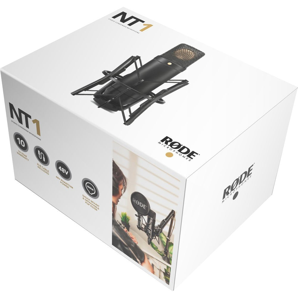 Rode NT-1 KIT 1" Cardioid Condenser Microphone with Shockmount image 1