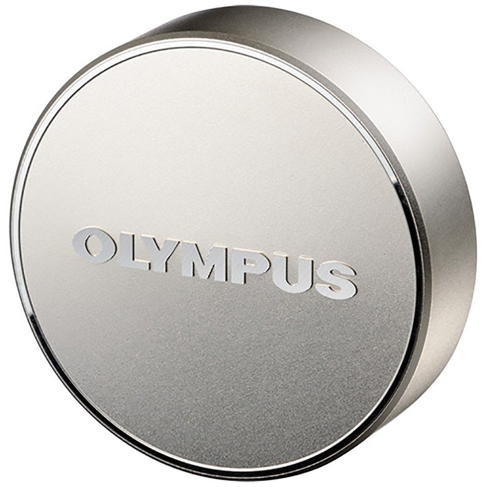Olympus LC-61 Lens Cap for M.Zuiko Digital ED 75mm f/1.8 Lens (Silver) image 0