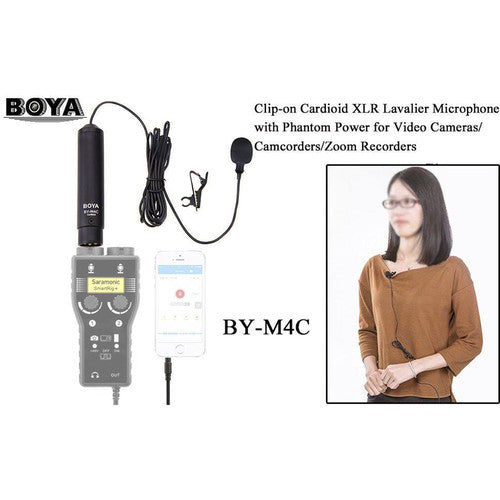 BOYA BY-M4C Cardioid Lavalier Microphone image 2