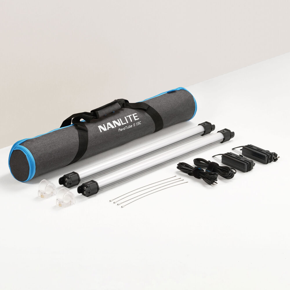 Nanlite PavoTube II 15C RGB LED Tube Light (2', 2-Light Kit) image 0