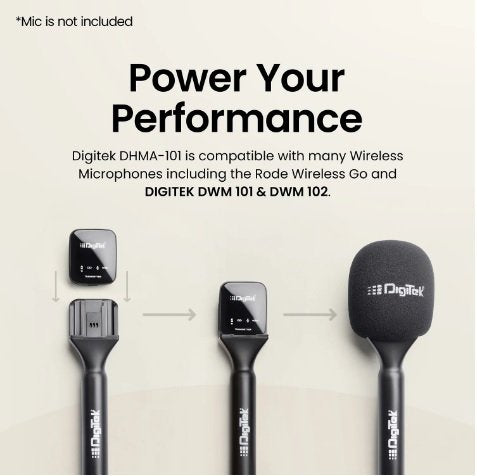 DIGITEK HANDHELD MIC ADAPTER DHMA-101 image 2