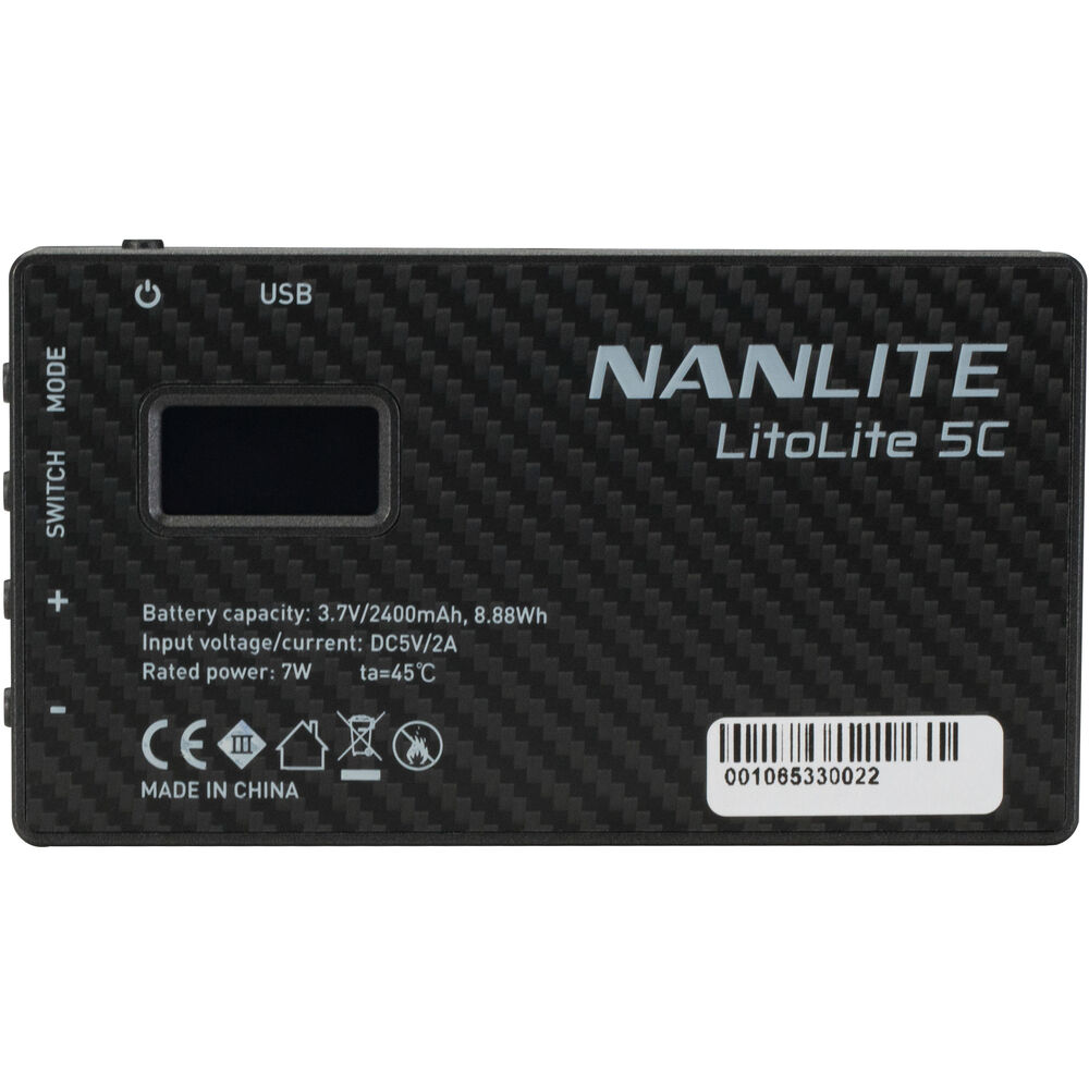 Nanlite LitoLite 5C RGBWW Mini LED Panel image 3