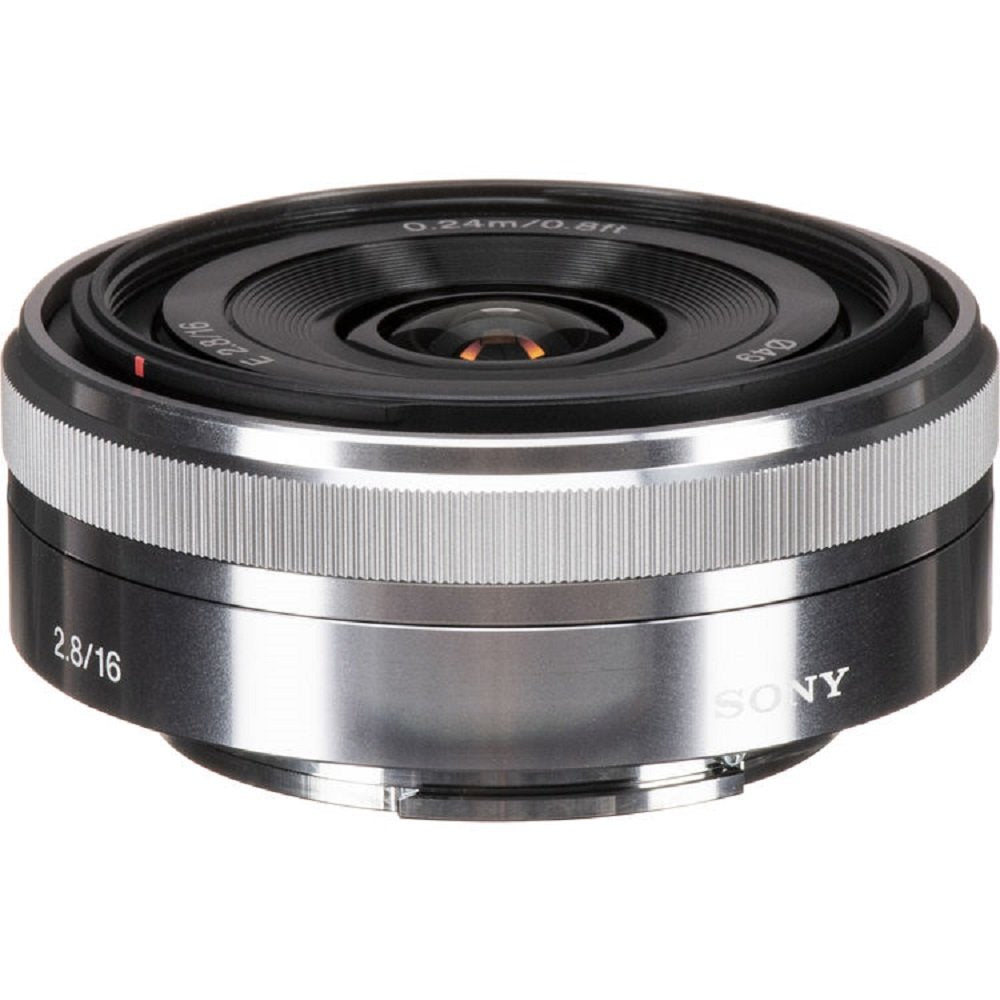 Sony E 16mm f/2.8 Lens (Silver) image 1