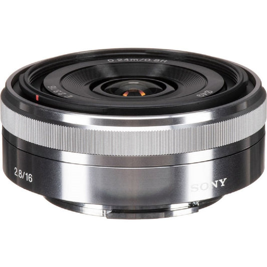 Sony E 16mm f/2.8 Lens (Silver) image 1