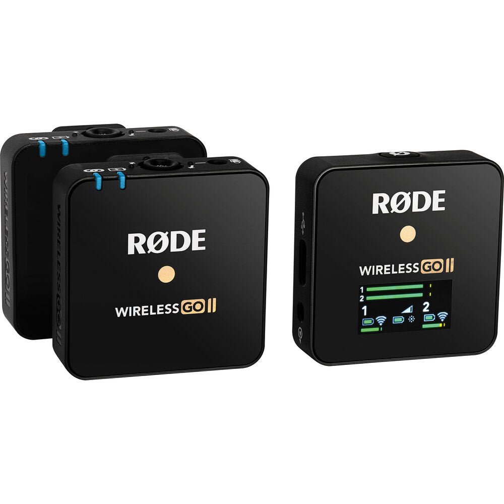 Rode Wireless GO II 2-Person Compact Digital Wireless Microphone System/Recorder (2.4 GHz, Black) image 0