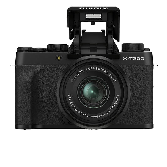 Fujifilm X-T200 Mirrorless Camera with XC 15-45 mm Lens (Black) image 1