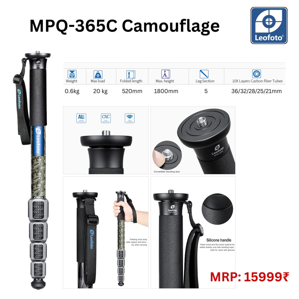 Leofoto Monopod MPQ-365C (Camouflage) image 0