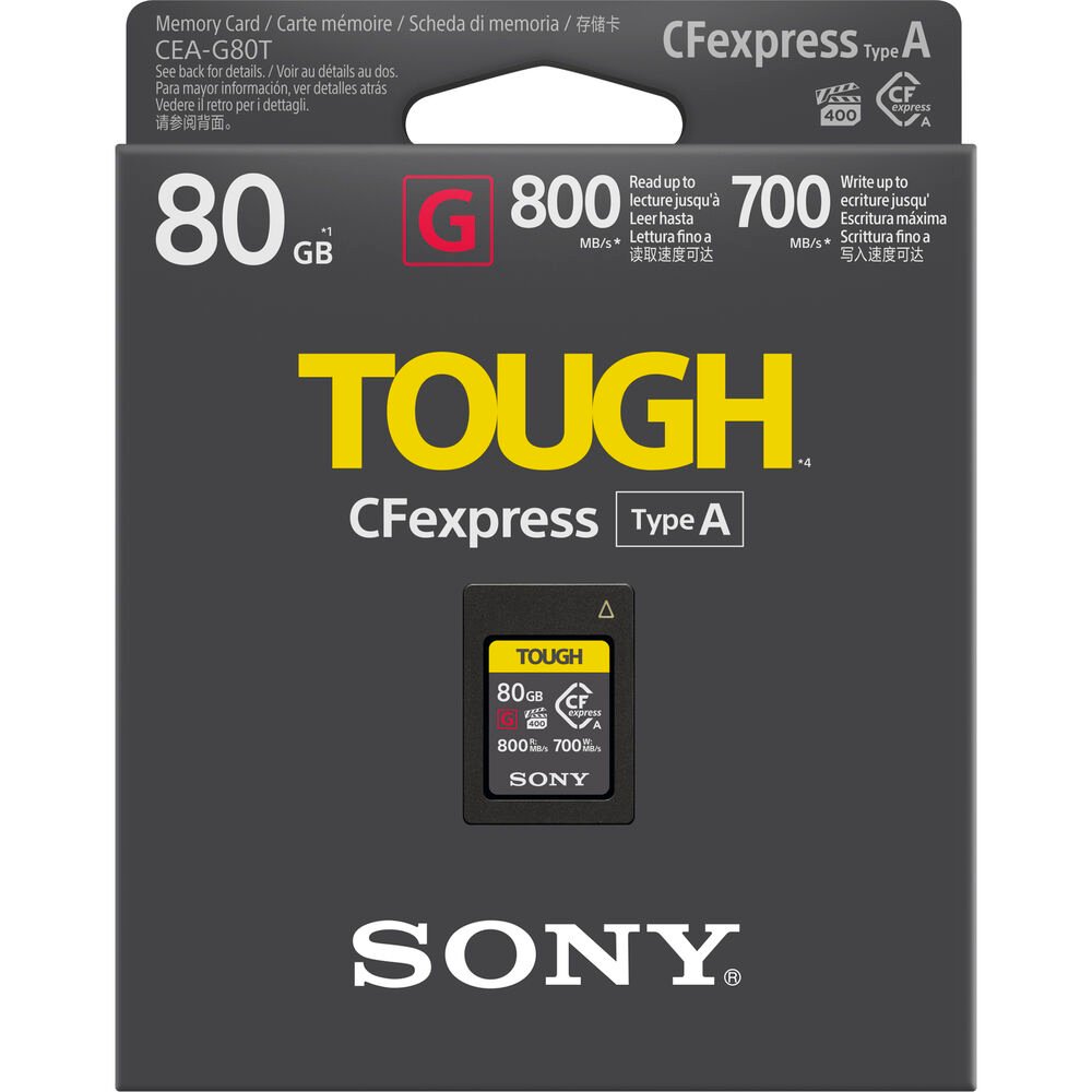 Sony 80GB CFexpress Type A TOUGH Memory Card image 1
