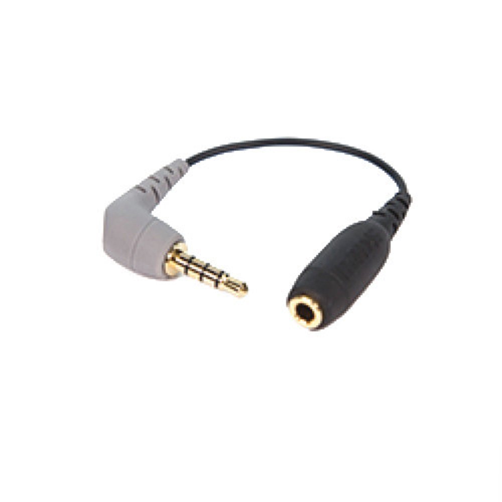 Rode SC4 3.5mm TRS Female to 3.5mm Right-Angle TRRS Male Adapter Cable for Smartphones image 1