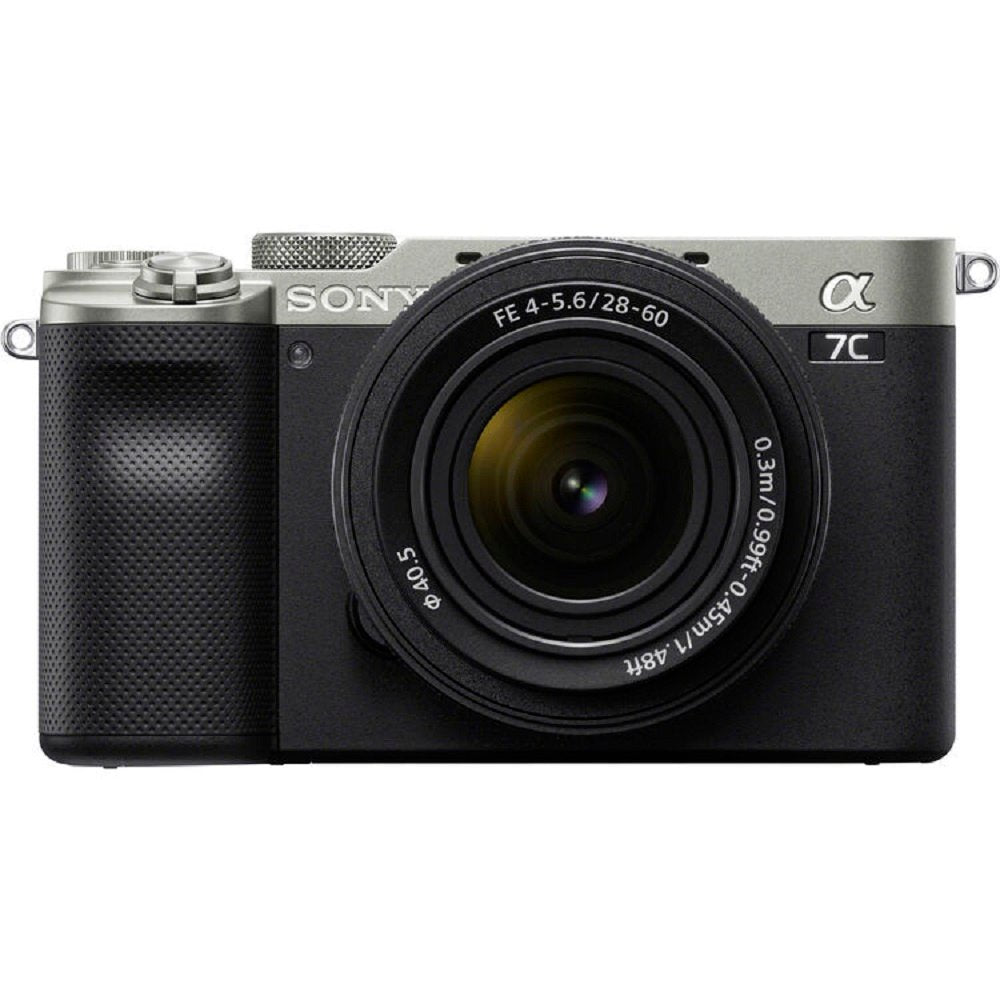 Sony Alpha a7C Mirrorless Digital Camera with 28-60mm Lens (Silver) image 0