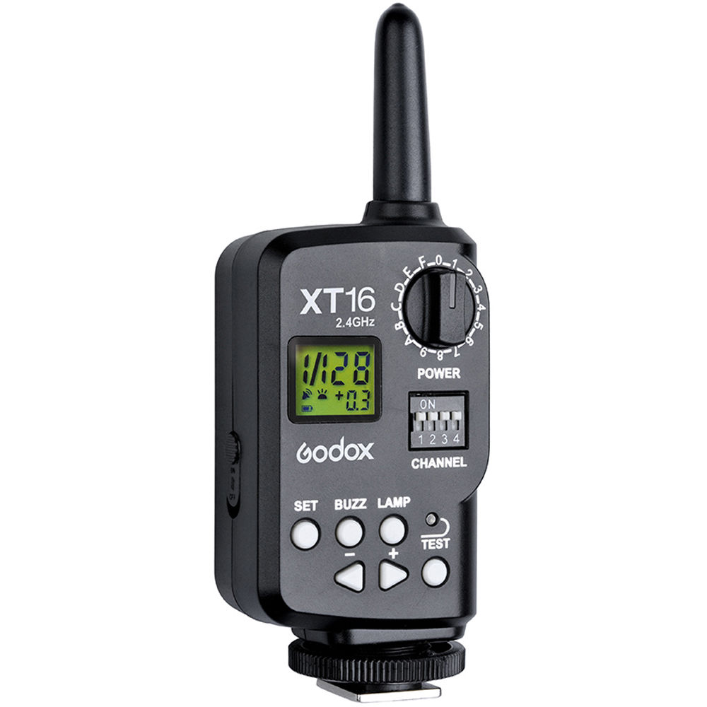Godox XT-16 Wireless Power-Control Flash Trigger 2.4G (Transmitter and Receiver) image 1