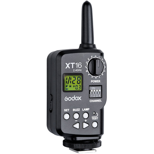 Godox XT-16 Wireless Power-Control Flash Trigger 2.4G (Transmitter and Receiver) image 1