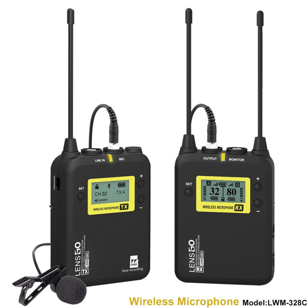 LENSGO LWM-328C Single Wireless Lavalier Lapel Microphone image 0