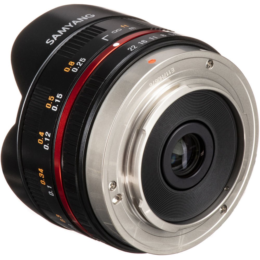 Samyang 7.5mm f/3.5 UMC Fisheye MFT Lens - Black image 4
