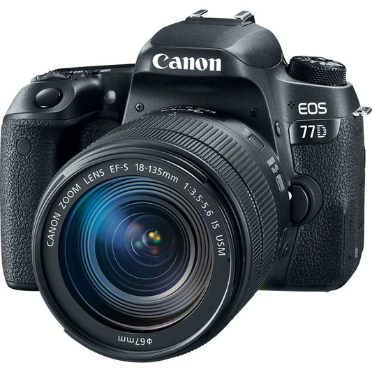 Canon EOS 77D DSLR Camera with 18-135mm USM Lens image 0