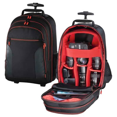 HAMA MIAMI CAMERA TROLLEY BAG 200 BLK/RED image 1