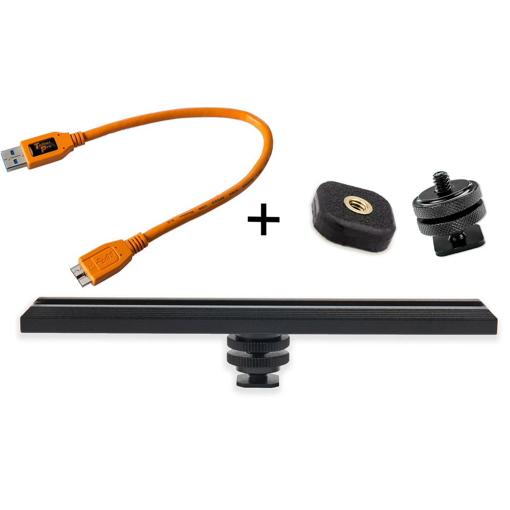 Tether Tools CamRanger Camera Mounting Kit with USB 3.0 Cable (Orange) image 0