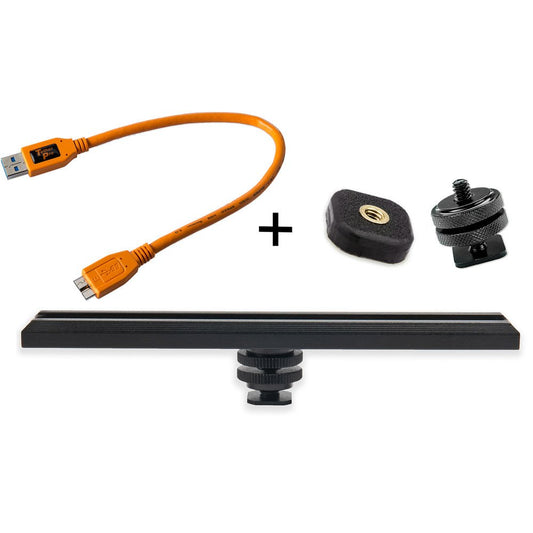 Tether Tools CamRanger Camera Mounting Kit with USB 3.0 Cable (Orange) image 0